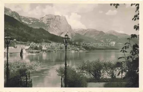 AK / Ansichtskarte Grundlsee Steiermark AT Gasthof Lindlbauer Seeklause Alpenblick Feldpost