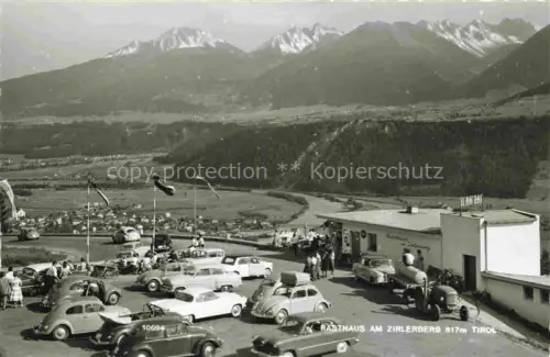 AK / Ansichtskarte Zirl Oberinntal Tirol AT Rasthaus am Zirlerberg Alpenpanorama