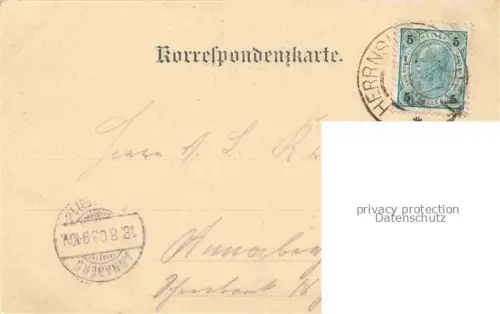 AK / Ansichtskarte Edmundsklamm Boehmen Hrensko CZ Der breite Stein Schlucht Wasserfall