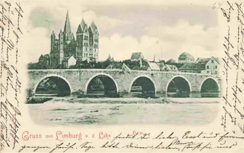 AK / Ansichtskarte LIMBURG  Lahn Blick zum Dom Lahnbruecke