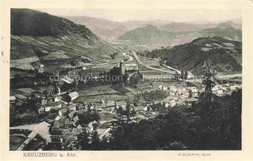 AK / Ansichtskarte Kreuzberg Ahr Altenahr Ahrweiler Rheinland-Pfalz Panorama Blick ins Tal