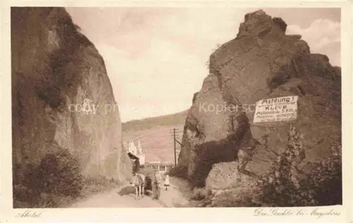 AK / Ansichtskarte Mayschoss Ahr Rheinland-Pfalz Die Gucklei im Ahrtal Felsen Kupfertiefdruck