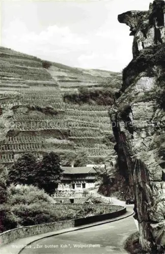 AK / Ansichtskarte Walporzheim Weinhaus Zur bunten Kuh Felsen