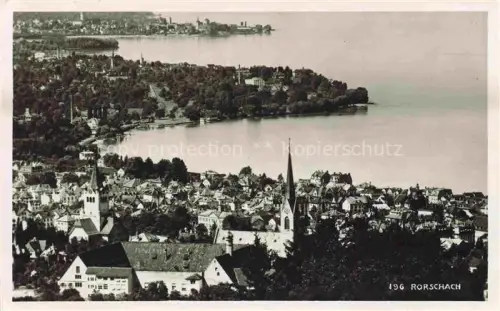 AK / Ansichtskarte RORSCHACH Bodensee SG Panorama