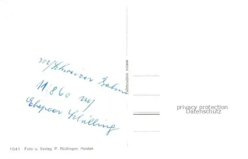 AK / Ansichtskarte Heiden Appenzell AR Panorama Klimakurort