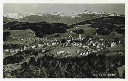 AK / Ansichtskarte Heiden Appenzell AR Panorama Kurort Blick zu den Alpen
