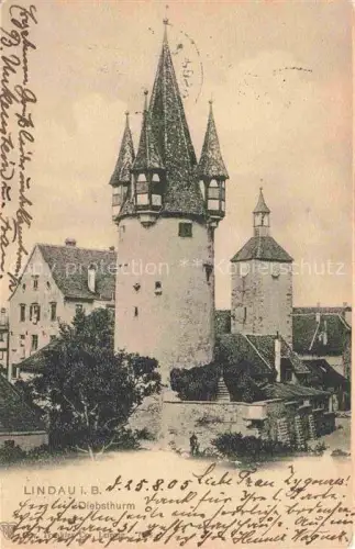 AK / Ansichtskarte LINDAU  Bodensee Bayern Diebsturm