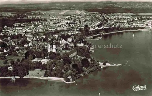 AK / Ansichtskarte FRIEDRICHSHAFEN Bodensee Stadtpanorama mit Schlosskirche