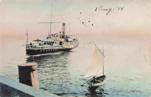 AK / Ansichtskarte FRIEDRICHSHAFEN Bodensee Dampfer