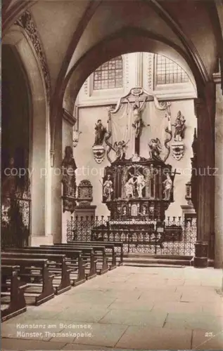 AK / Ansichtskarte KONSTANZ Bodensee BW Muenster Thomaskapelle Innenansicht