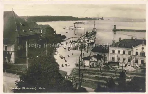AK / Ansichtskarte KONSTANZ Bodensee BW Hafen Eisenbahn
