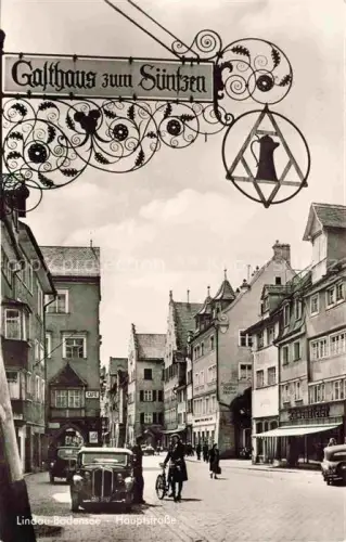 AK / Ansichtskarte LINDAU  Bodensee Bayern Gasthaus zum Suentzen Tuerschild Hauptstrasse