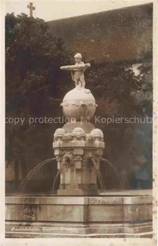 AK / Ansichtskarte FRIEDRICHSHAFEN Bodensee Zeppelin-Brunnen