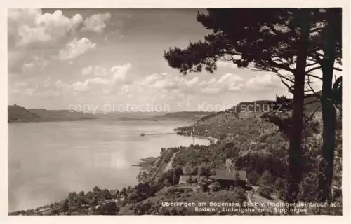 AK / Ansichtskarte ueberlingen Bodensee BW Panorama Blick vom Hoedingersteinbruch Bodman Ludwigshafen Sipplingen