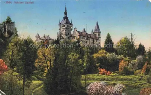 AK / Ansichtskarte Kitzingen Main Schloss Castell