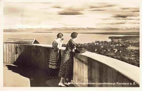 AK / Ansichtskarte KONSTANZ Bodensee BW Blick vom Aussichtsturm Jugendherberge