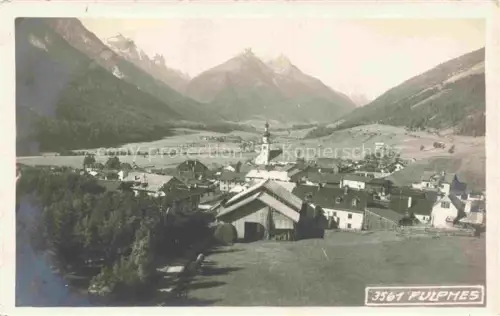 AK / Ansichtskarte Fulpmes Innsbruck Tirol AT Gesamtansicht mit Alpenpanorama