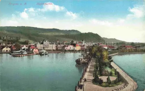 AK / Ansichtskarte BREGENZ Vorarlberg Bodensee Hafenpartie Mole