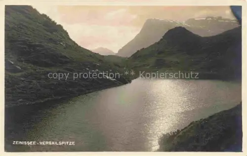 AK / Ansichtskarte Zeinissee Galtuer Landeck Tirol AT Panorama Bergsee mit Versailspitze