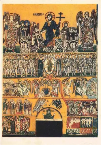 AK / Ansichtskarte Torcello Insel Laguna Morta Veneto IT Cattedrale Il giudizio finale Mosaico bizantino Sec XII