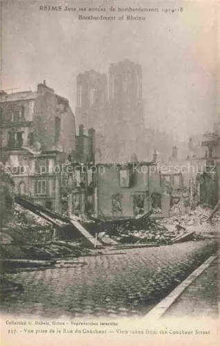 AK / Ansichtskarte REIMS 51 Marne Bombardment of Rheims