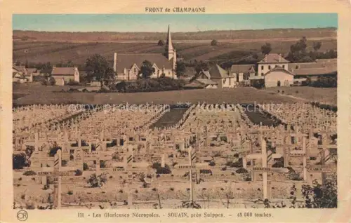 AK / Ansichtskarte Souain-Perthes-les-Hurlus Suippes 51 Marne Sulppes Front de Champagne