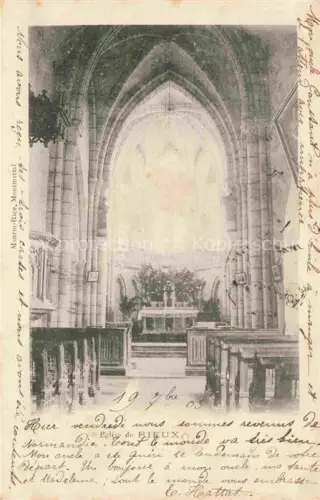 AK / Ansichtskarte Rieux Epernay 51 Marne Kirche Innenansicht 