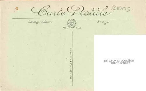 AK / Ansichtskarte REIMS 51 Marne Kirche Innenansicht Ruine