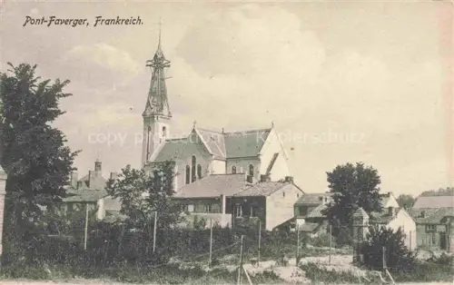 AK / Ansichtskarte Pont-Faverger  Pontfaverger-Moronvilliers REIMS 51 Marne Kirche 