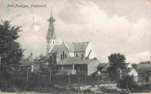 AK / Ansichtskarte Pont-Faverger  Pontfaverger-Moronvilliers REIMS 51 Marne Kirche 