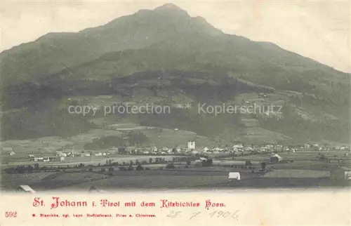 AK / Ansichtskarte St Johann Tirol AT Panorama Blick gegen Kitzbichler Horn