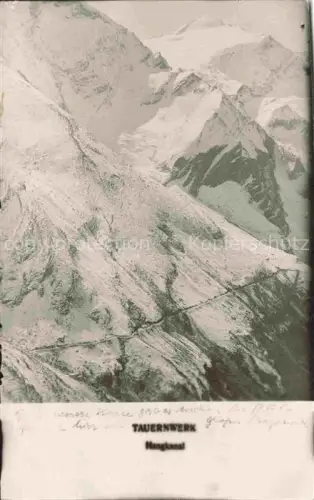 AK / Ansichtskarte Tauernwerk Schmittenhoehe Zell am See AT Hangkanal