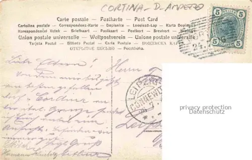 AK / Ansichtskarte Cortina d Ampezzo Veneto IT Panorama Dolomiten