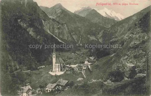 AK / Ansichtskarte HEILIGENBLUT Kaernten AT Panorama Blick gegen Grossglockner Hohe Tauern