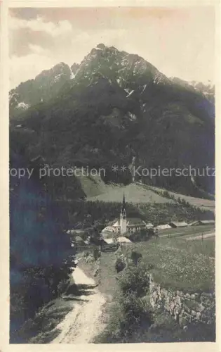 AK / Ansichtskarte Telfes Stubai Tirol AT Panorama Kirche Alpen