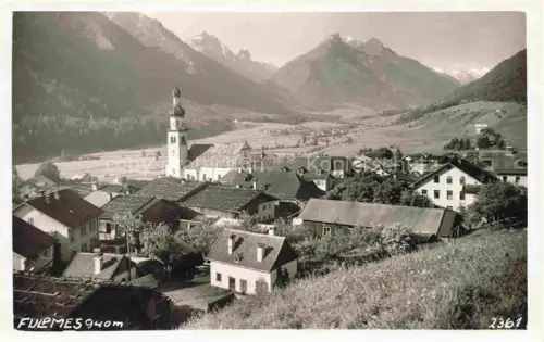 AK / Ansichtskarte Fulpmes Innsbruck Tirol AT Teilansicht mit Kirche Panorama Alpen