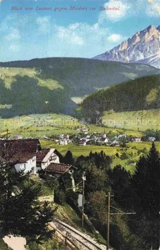 AK / Ansichtskarte Mieders Stubaital Tirol AT Panorama Blick von Luimes