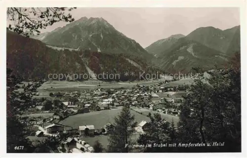 AK / Ansichtskarte Fulpmes Innsbruck Tirol AT Panorama Stubaital mit Ampferstein und Halsl