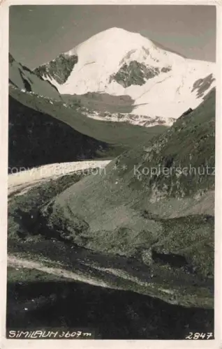 AK / Ansichtskarte Similaun 3606m oetztaler Alpen Bolzano AT Gebirgspanorama