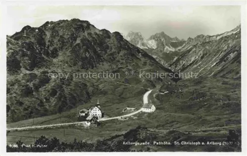 AK / Ansichtskarte St Christoph Arlberg St Christof Tirol AT Panorama Arlbergstrasse Passhoehe Alpen Serie Deutsche Heimatbilder Hubers Serie Deutsche Alpenwelt