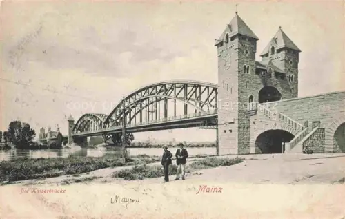 AK / Ansichtskarte MAINZ  Rhein Kaiserbruecke
