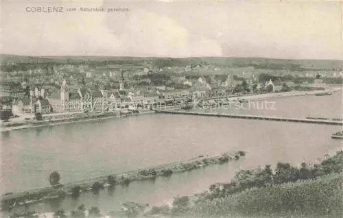 AK / Ansichtskarte Coblenz KOBLENZ Panorama Blick vom Asterstein