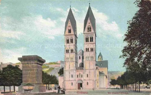 AK / Ansichtskarte Coblenz KOBLENZ St. Castor-Kirche
