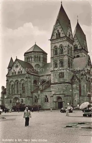 AK / Ansichtskarte KOBLENZ  Rhein Herz Jesu Kirche