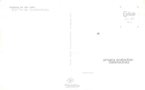 AK / Ansichtskarte LIMBURG  Lahn Panorama Blick von der Autobahnbruecke Dom