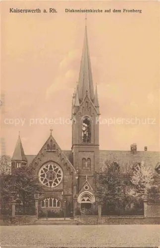 AK / Ansichtskarte Kaiserswerth Rhein Diakonissenkirche auf dem Fronberg