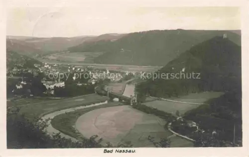 AK / Ansichtskarte Bad Nassau Lahn Rheinland-Pfalz Panorama Lahntal