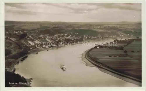 AK / Ansichtskarte Linz Rhein Rheinland-Pfalz Fliegeraufnahme