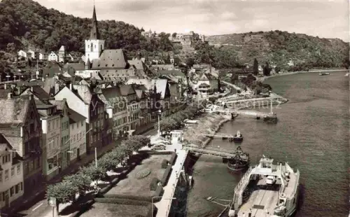 AK / Ansichtskarte St Goar Rhein mit Burg Rheinfels