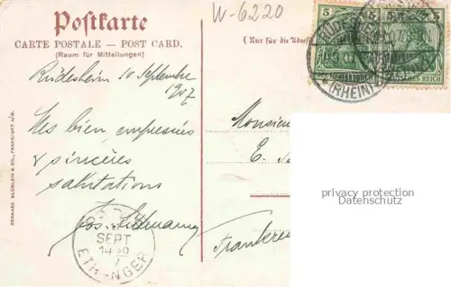 AK / Ansichtskarte RueDESHEIM am Rhein Hessen Panorama